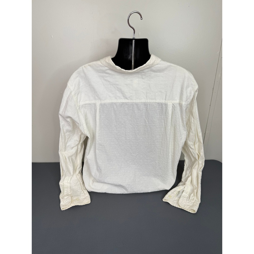 The Territory Ahead Shirt Mens XXL-T White Textured Cotton Long Sleeve Button Up - Picture 6 of 6